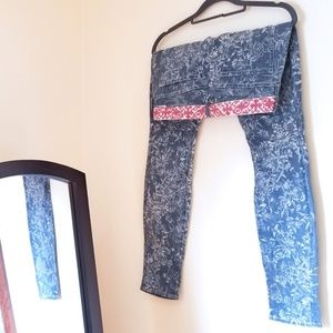 MOTHER The Looker Tied & True Floral Skinny Jeans